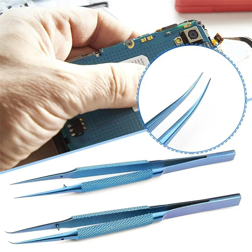 Titanium Alloy Anti-Magnetic T - Smd Tweezer Set review and price