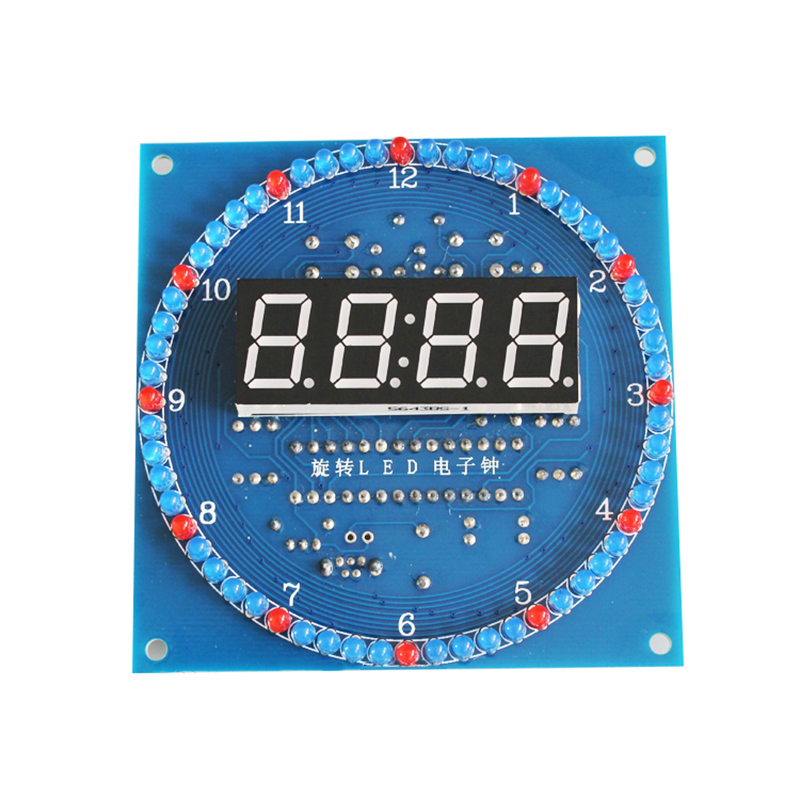 DIY Rotating LED Electronic Di - Electronics Repair School review and price