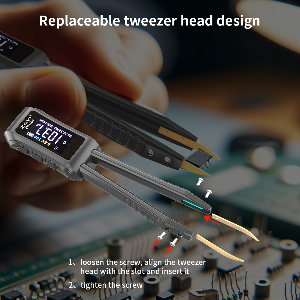 ZOYI MD1 Mini Smart Tweezer LC - Smd Tweezer Set review and price