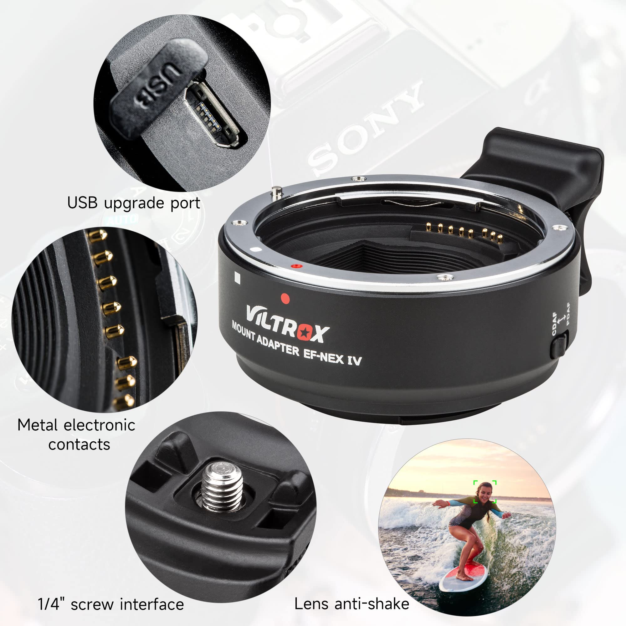 Viltrox EF-NEX IV Lens Mount A - Sony Camera A7 Iv review and price