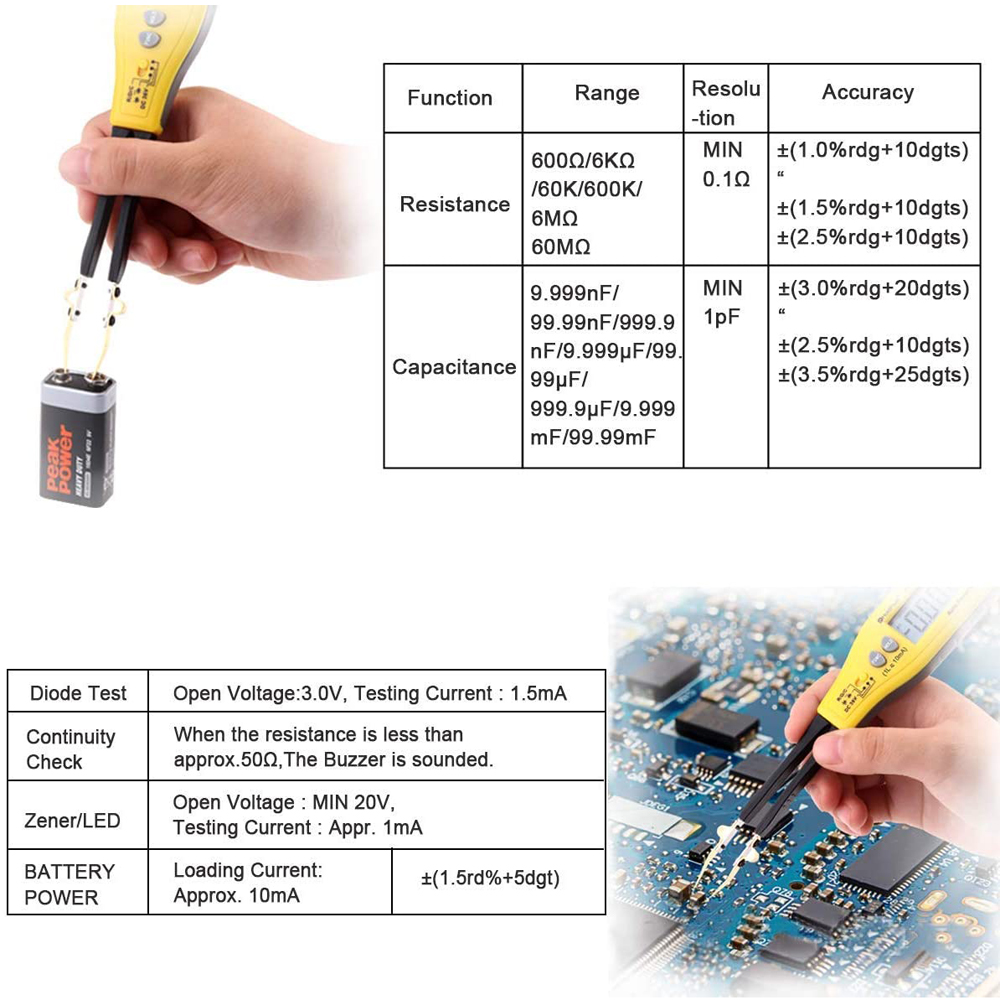 990C Smart SMD Tester Smart Tw - Smd Tweezer Set review and price