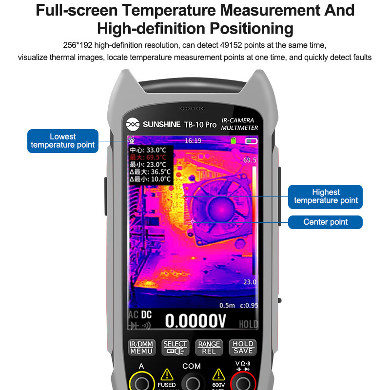SUNSHINE TB-10 Pro Handheld Th - Electronics Repair Images review and price